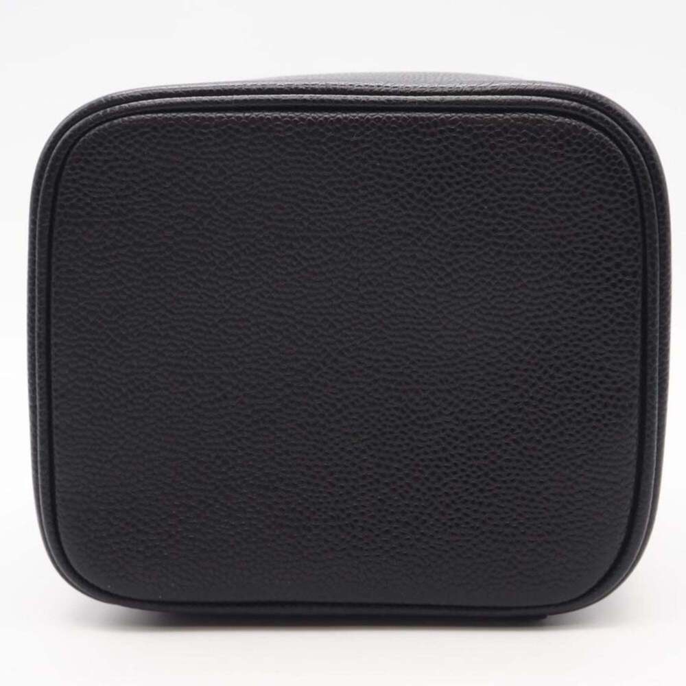CHANEL Black Caviar Leather Logo Vanity Bag - Picture 6 of 12